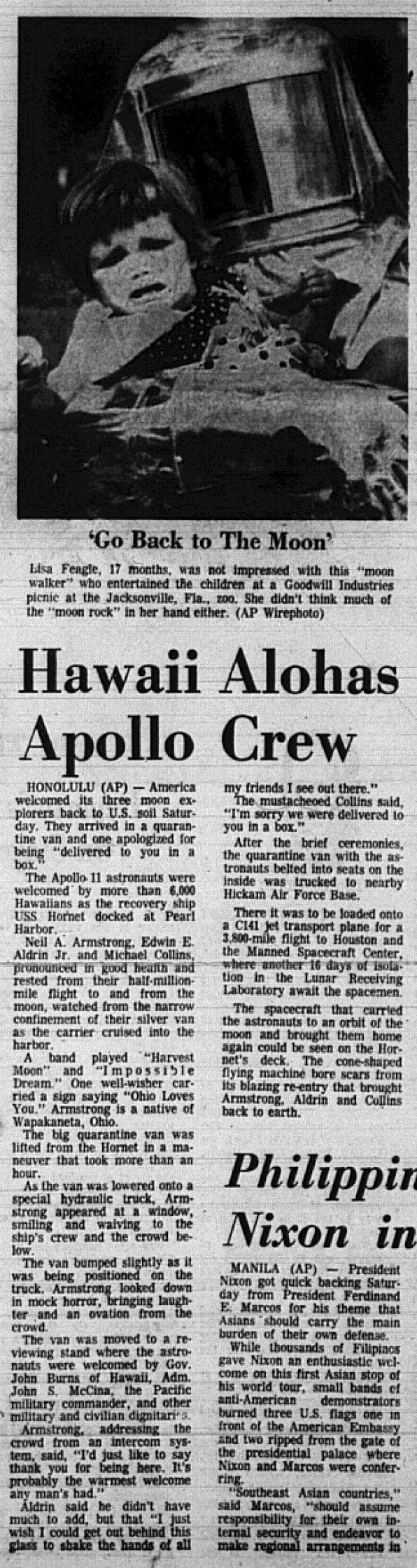 The Eagle Archives: July 27, 1969